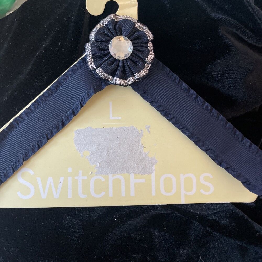 LINDSAY PHILLIPS Navy blue SwitchFlops Interchangeable Straps Large US 9 10 11